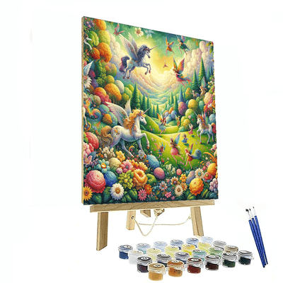 Magical Fairytale Land Paint By Numbers