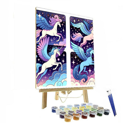 Celestial Wonders With Starry Creatures Painting By Numbers Kit