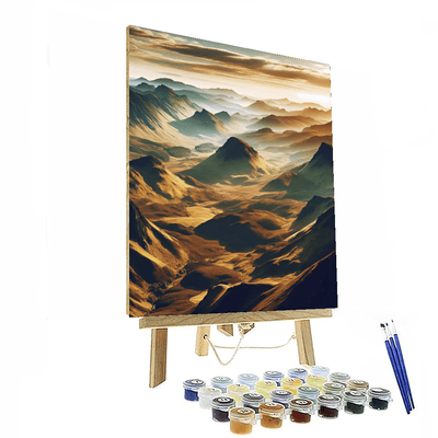 Majestic Highland Panorama Paint By Number