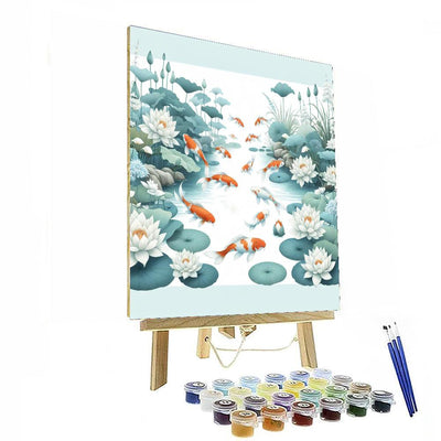 Tranquil Zen Water Garden Paint By Number