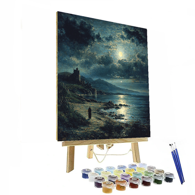 Caspar David Friedrich Inspired Gothic Night Symphony  DIY Paint By Numbers