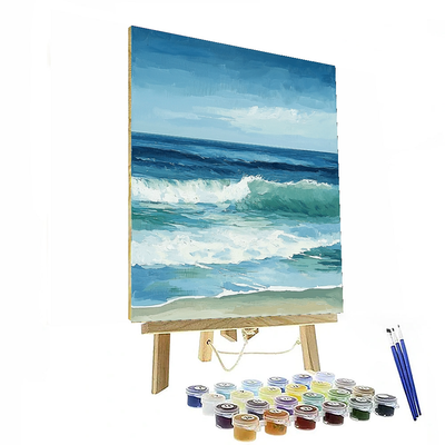 Winslow Homer Inspired Whimsical Waves  Painting By Numbers Kit