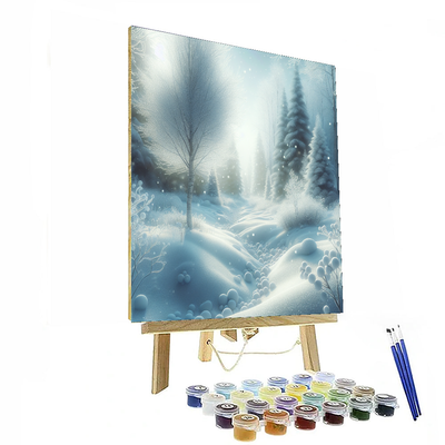 Winter Wonderland Tranquility Painting By Numbers Kit