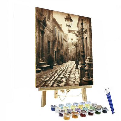 Vintage Street Numbered Painting Kits