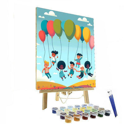 Balloon Adventure Paint By Numbers