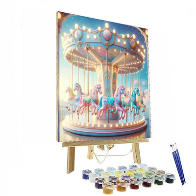 Sweet Dreams Carousel Paint By Number