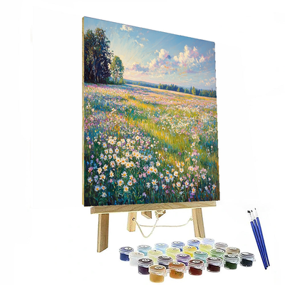 Claude Monet Inspired Gentle Meadows  Numbered Painting Kits