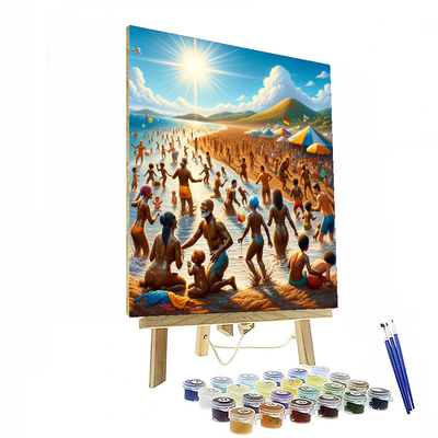 Boryeong Mud Festival - Boryeong, South Korea Painting Number Kit