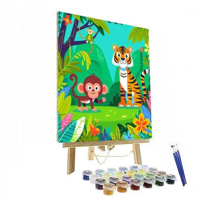 Wild Jungle DIY Paint By Numbers