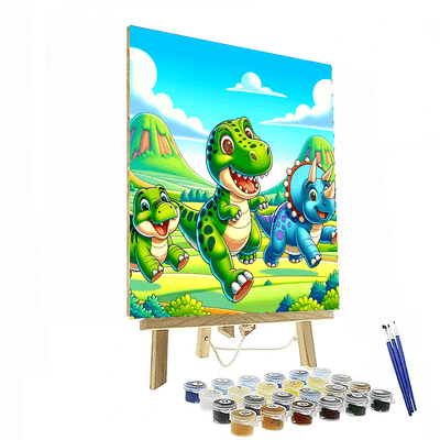 Dashing Dino Dash Paint By Color