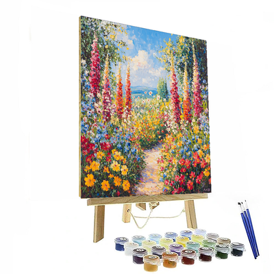 Claude Monet Inspired Blossoming Dreams  Numbered Painting Kits