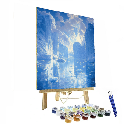 Frederic Edwin Church Inspired Majestic Icebergs And Glaciers  Paint By Numbers Kits