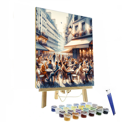 Café Parisian Charm Paint By Numbers