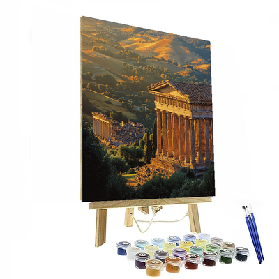 Sicily’s Valley Of The Temples DIY Paint By Numbers