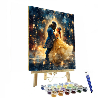 Belle And The Beast's Enchanted Evening - Disney Inspired Numbered Painting Kits