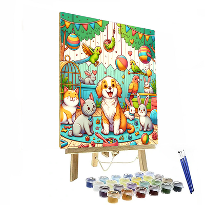 Cute Pets Day Paint By Number