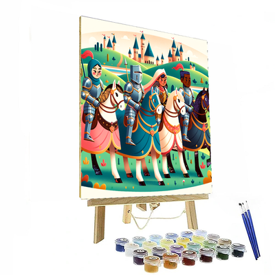 Medieval Knights Journey Painting By Numbers Kit