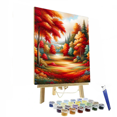 Charming Autumn Forest Paint By Numbers