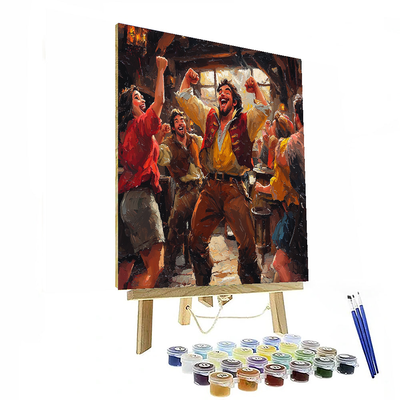 Gaston And The Tavern Brawl - Disney Inspired Numbered Painting Kits