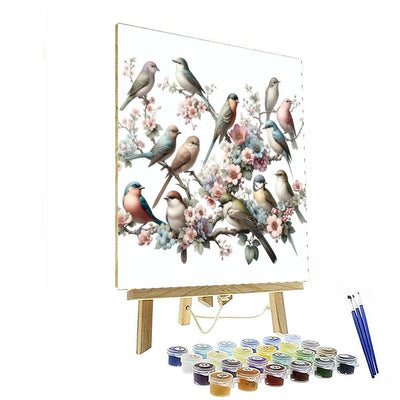 Graceful Birdsong Painting By Numbers Kit