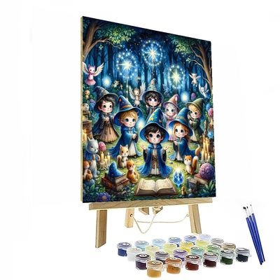 Adventures Of Little Wizards Paint By Color