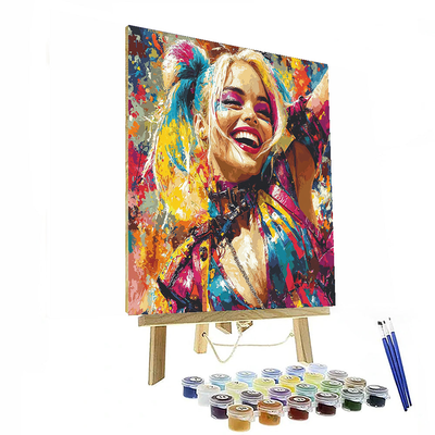 Margot Robbie: The Dynamic Queen Of Film Paint By Numbers Kits