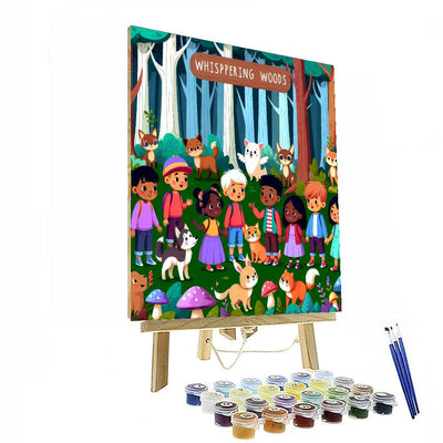 Whispering Woods Adventure Paint By Numbers