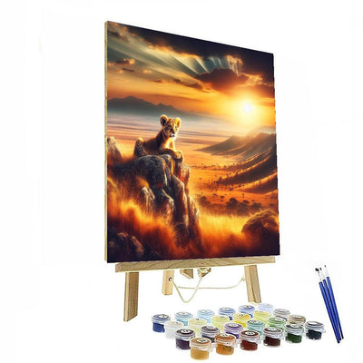 The Lion King's Pride Lands Numbered Painting Kits