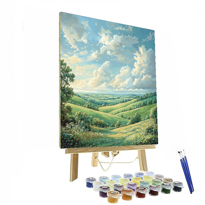 John Constable Inspired Joyful Retreat  Paint By Numbers Art