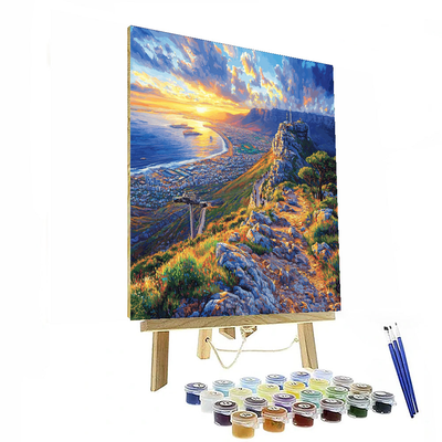 Table Mountain Aerial Cableway Paint By Numbers Kits