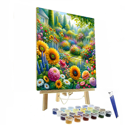 Summer Garden Bliss Paint By Numbers Art