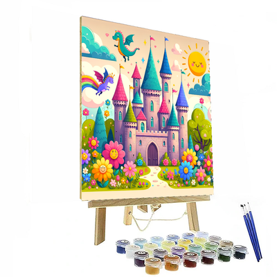 Charming Castle Adventures Painting By Numbers Kit