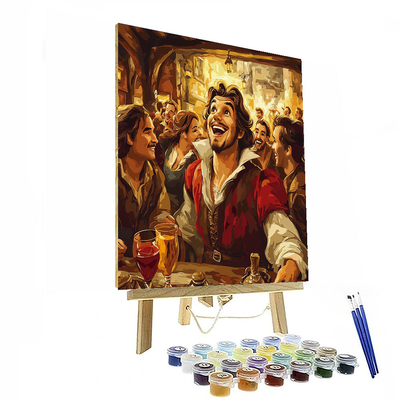 Gaston In The Tavern - Disney Inspired Numbered Painting Kits