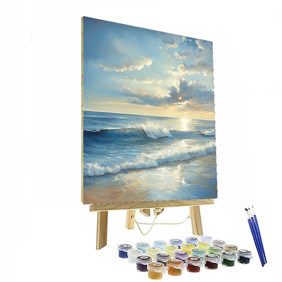 J.M.W. Turner Inspired Timeless Beach Serenity  Paint By Color