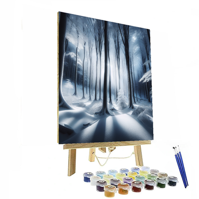 Silent Winter Woods Numbered Painting Kits