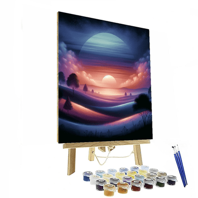 Ethereal Evening Glow Painting By Numbers Kit