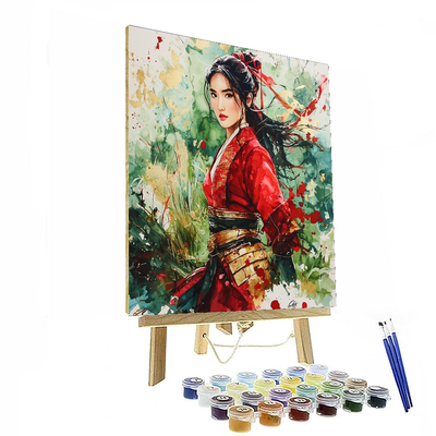 Mulan's Battle For Honor - Disney Inspired Paint By Number