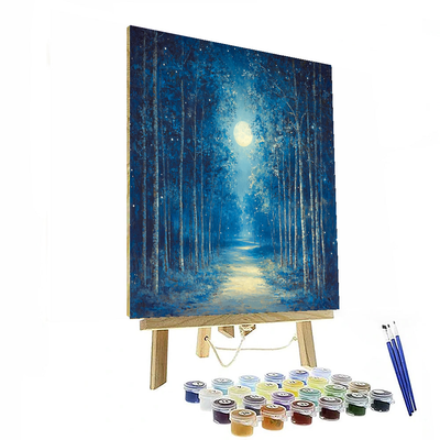 Grimshaw Inspired Mystical Pathways  Paint By Number