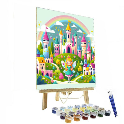 Fairy Princess And The Magical Kingdom Paint By Numbers Art