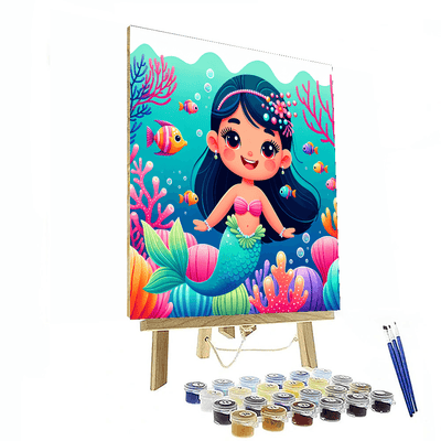 Enchanting Mermaid's Lagoon Numbered Painting Kits