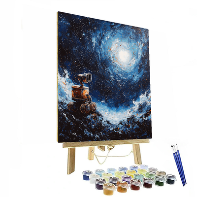 Wall-e's Starry Exploration - Disney Inspired Paint By Number