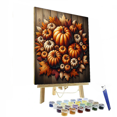 Warmth Of Autumn Harvest Paint By Number