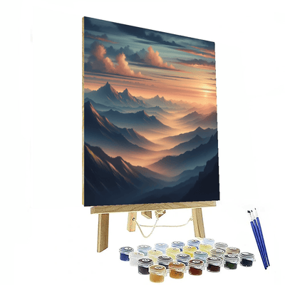 Majestic Mountain Dawn DIY Paint By Numbers