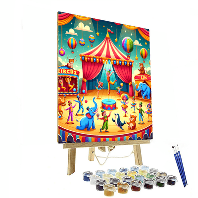 Circus Spectacle Paint By Numbers Art