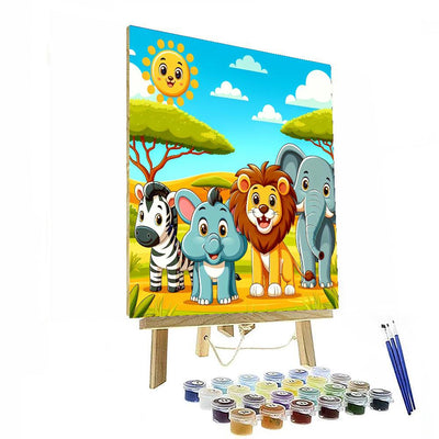 Wildlife Safari Fun Paint By Number