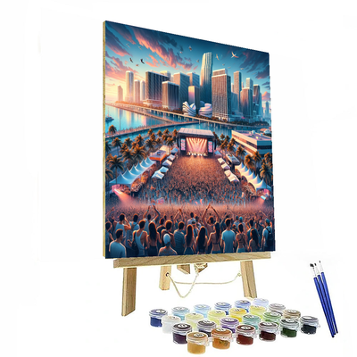 Winter Music Conference - Miami, Usa Painting By Numbers Kit