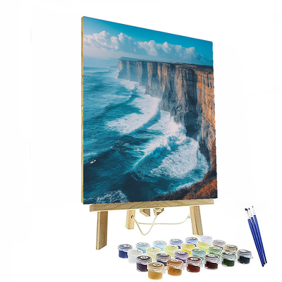 Nazaré Cliffs DIY Paint By Numbers