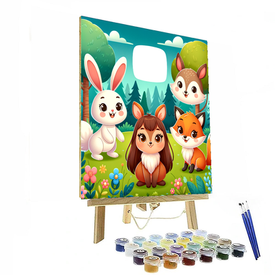 Enchanting Woodland Escape Painting By Numbers Kit