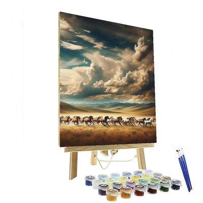 Wild Horse Freedom Numbered Painting Kits