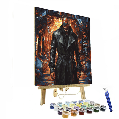 Samuel L. Jackson: The Unyielding Voice Of Fury Painting By Numbers Kit